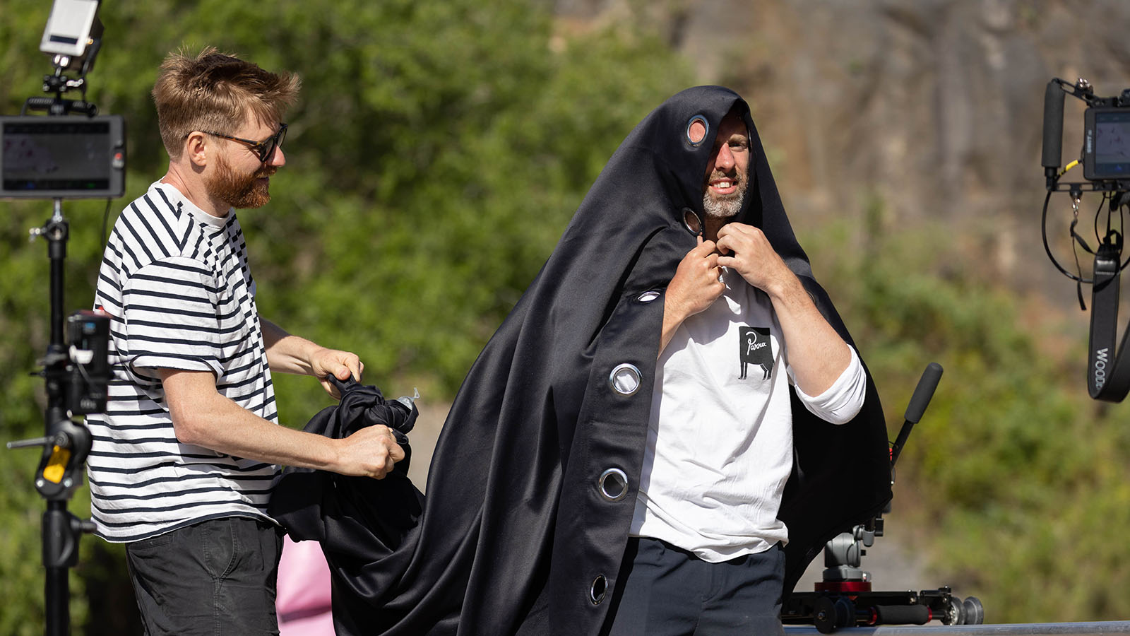 Video production still from IDLES